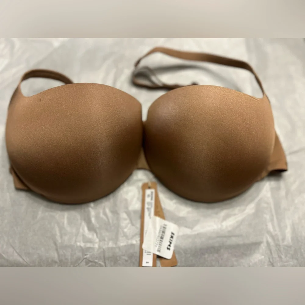 SKIMS Ultimate Balconette Push-Up Bra in SIENNA Brown Sz. 38C NEW -$64 - Picture 3 of 7
